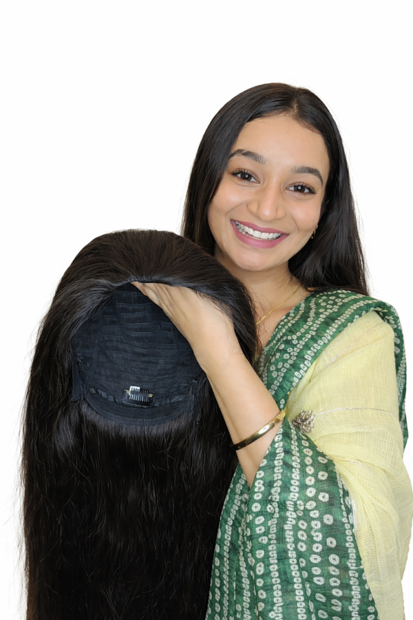 Half Head Wig – 100% Human Hair Natural Look 1 Half Head Wig – 100% Human Hair Natural Look