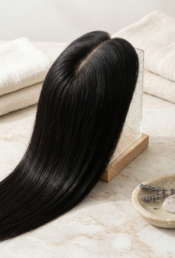 Front Lace 3x5 Hair Topper for Natural Hairline – Kinsley Extenso 1 Front Lace 3x5 Hair Topper for Natural Hairline – Kinsley Extenso